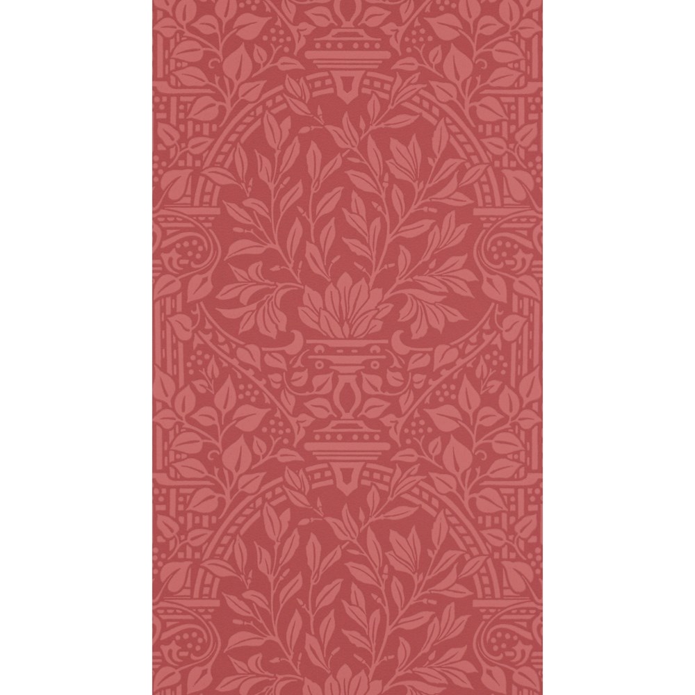 Garden Craft Wallpaper 210356 by Morris & Co in Brick Red